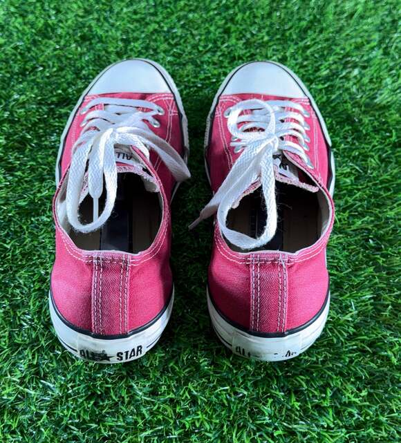 Vintage Converse Chuck Taylor All Star Low Top Maroon Made in USA - Picture 6 of 9